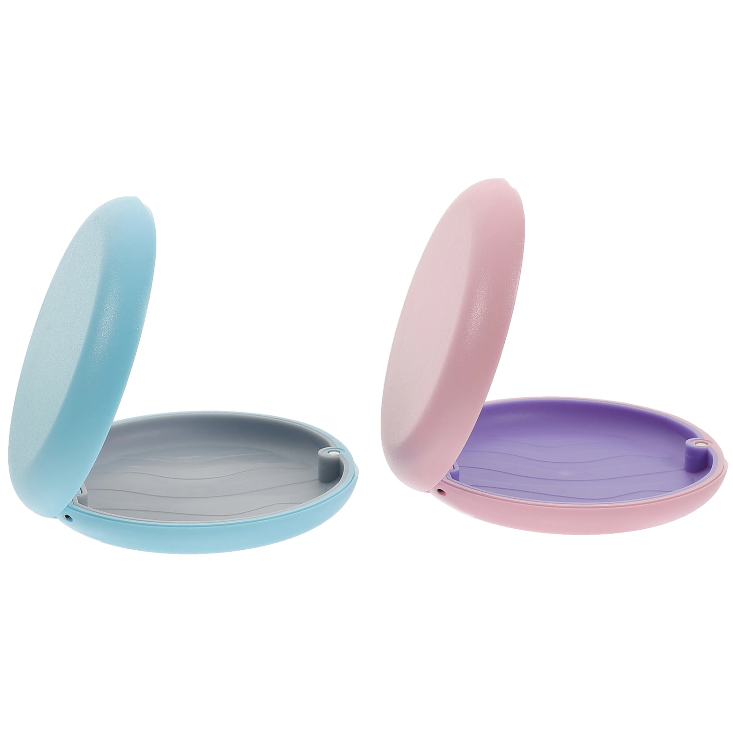 2Pcs Brace Holder Denture Box Retainer Brace Carrier Box Orthodontic Denture Case