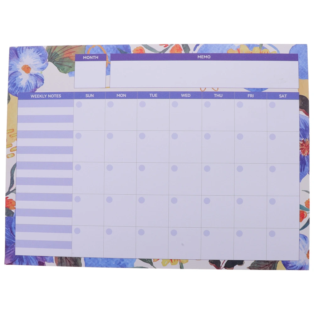 1 Book Monthly Planner Notepad Tear-off Notepad Tear-off Planner For Daily Schedule To Do List Notes