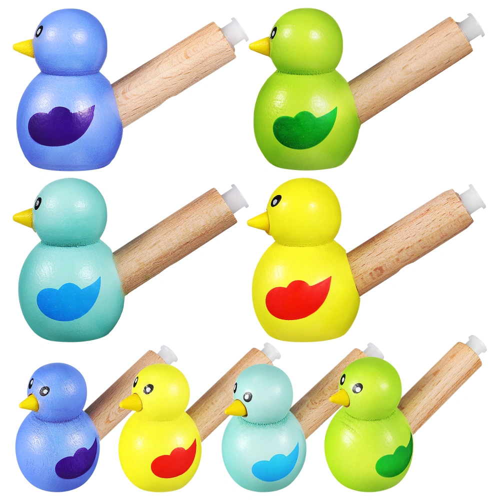 8 Pcs Wooden Bird Whistles Animal Whistles Toys Toddler Kids Educational Musical Toys Birthday Gifts