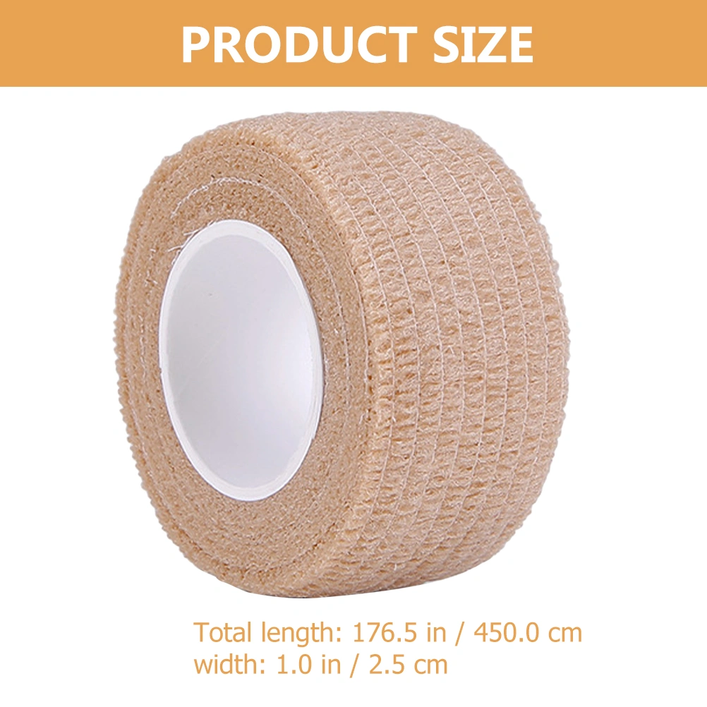 1 Roll Adhesive Bandage Tape Self Adhesive Bandage Wrap Athletic Elastic Stretch Band