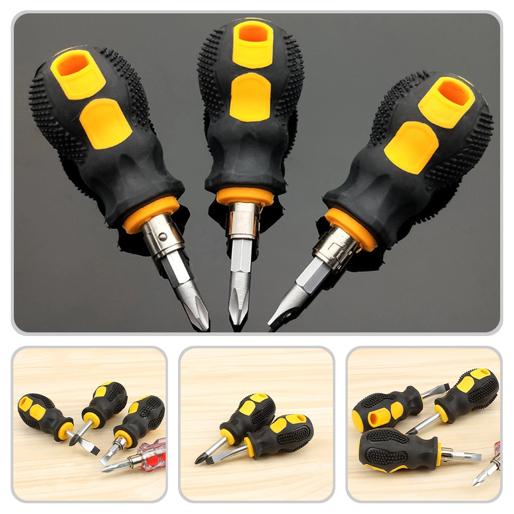3pcs Mini Screwdrivers Flat Head Phillips Screwdriver Short Disassembly Tools