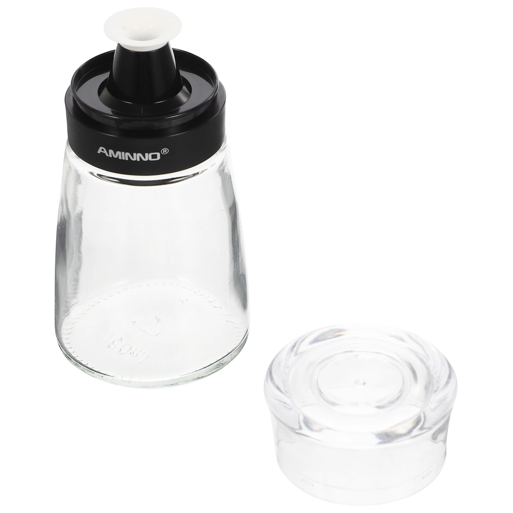 Kitchen Oil Bottle Clear Oil Container Vinegar Storage Bottle Kitchen Seasoning Bottle(160ml)