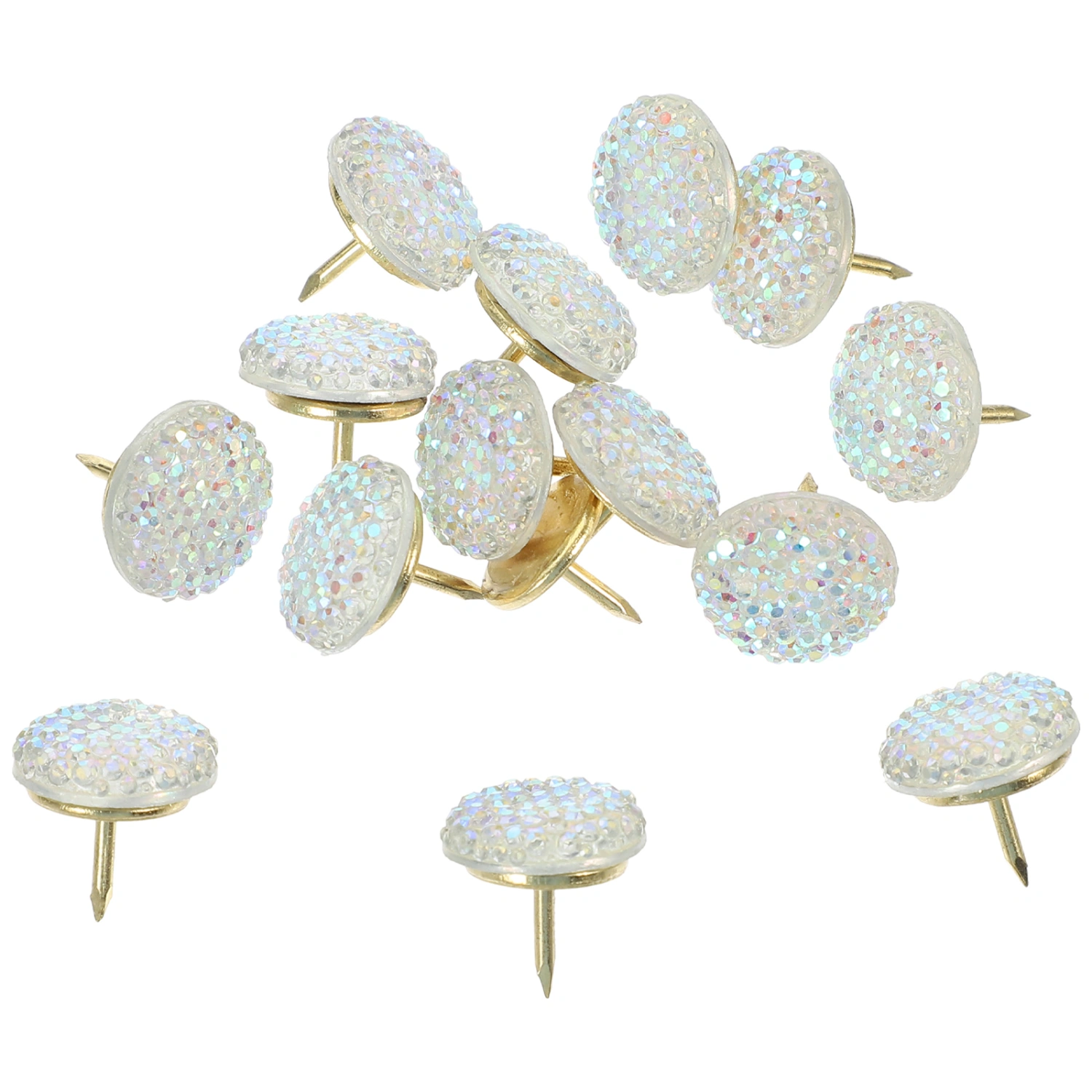 15pcs Exquisite Thumb Tacks Multi-functional Candy-like Pushpin Office Small Thumb Tacks