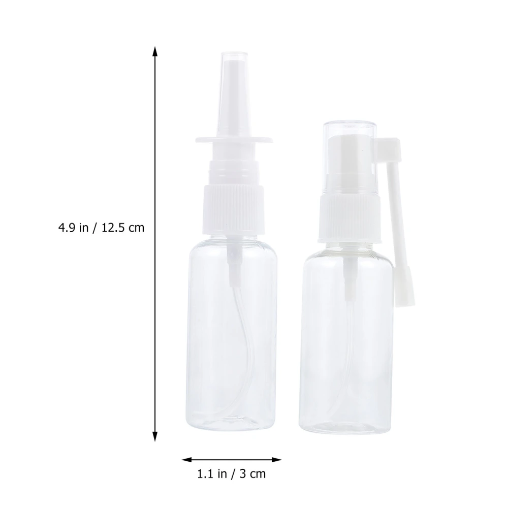 10Pcs Nasal Spray Bottles Mist Spray Bottles Fine Mist Sprayers Travel Spray Bottles