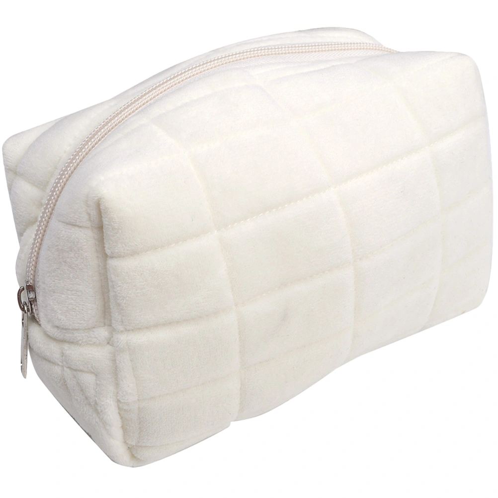 Makeup Bag Travel Toiletry Bag Canvas Polyester Makeup Organizer Pure Color Pouch Cosmetic Bag