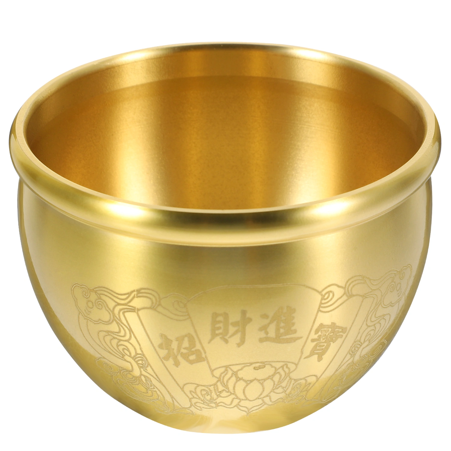 Fortune Bowl Decorative Copper Fortune Basin Home Tabletop Treasure Bowl Adornment