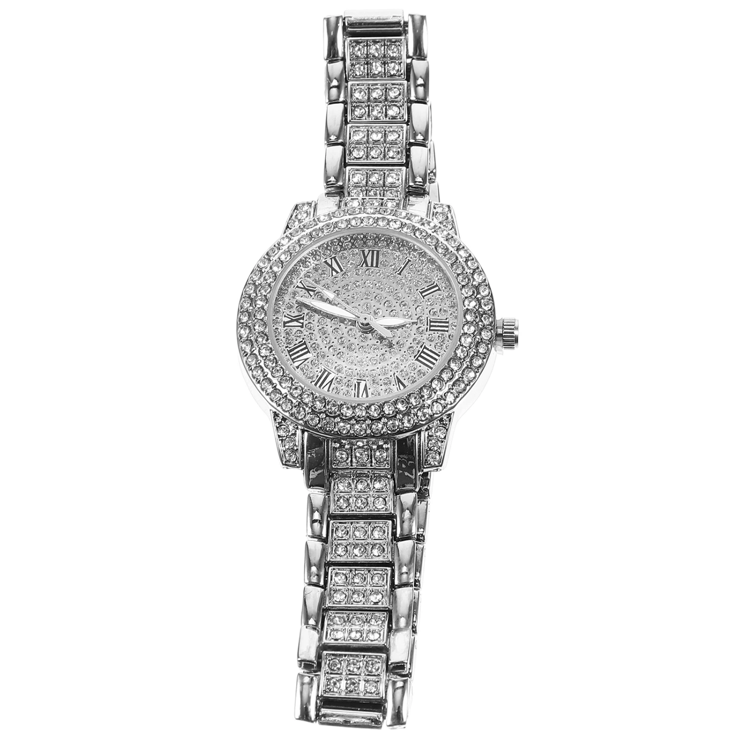 Delicate Watch Men Watch Diamonds Watch Wristband Portable Business Men Watch