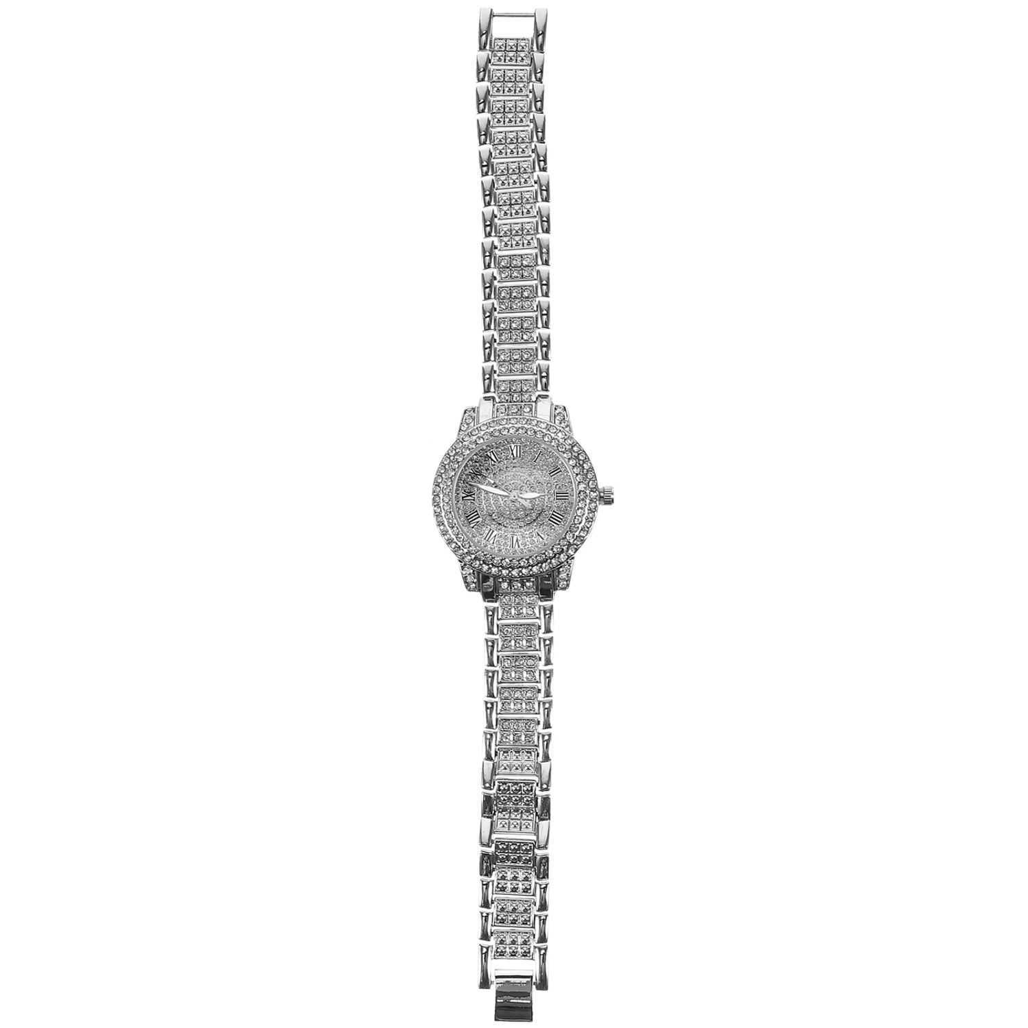 Delicate Watch Men Watch Diamonds Watch Wristband Portable Business Men Watch