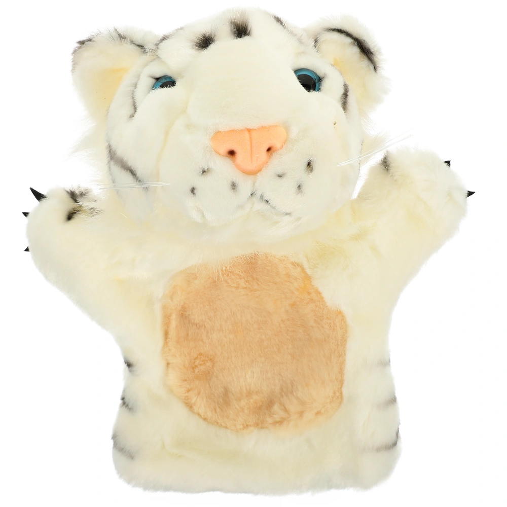 Plush Animal Toy Lifelike Wild Animal Hand Puppet Toy Stuffed Doll Parent-child Interactive Toy