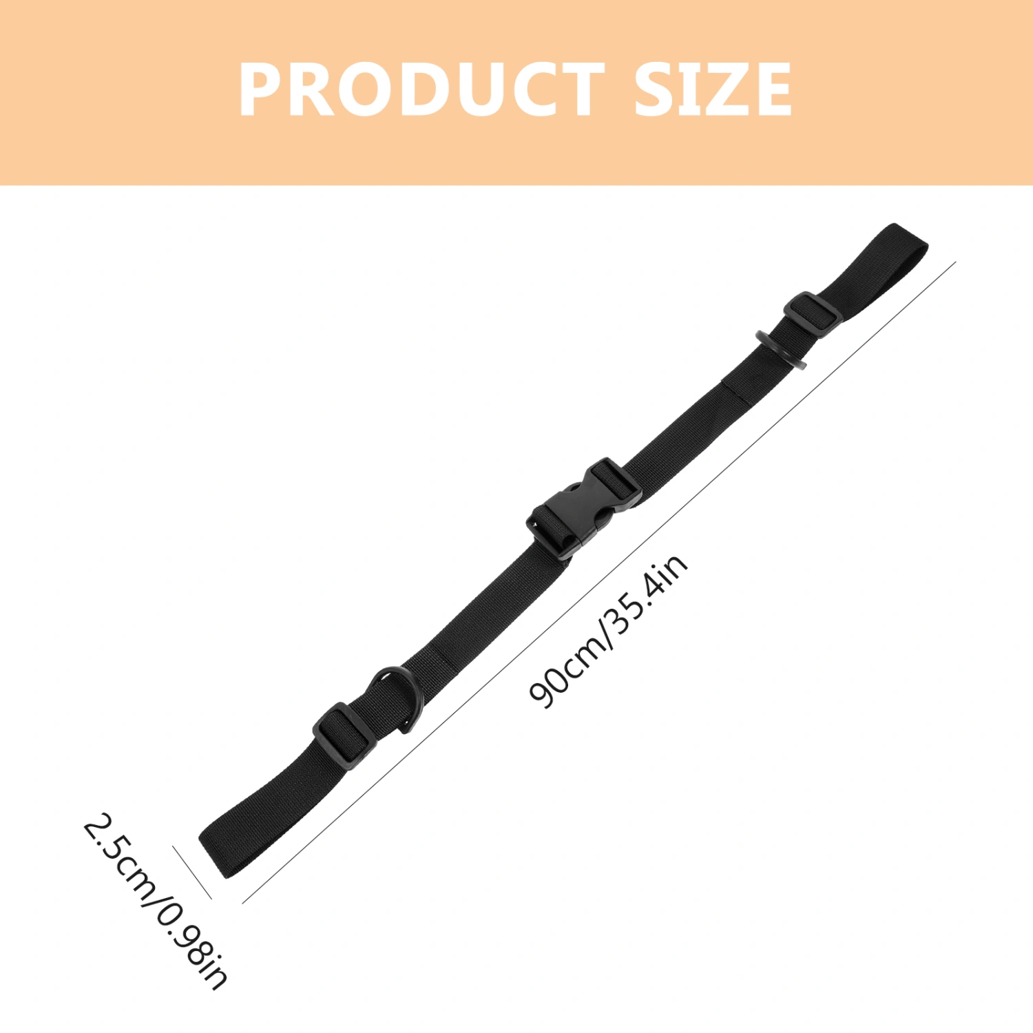 2Pcs Strap Buckle Utility Straps with Quick Release Buckle Webbing Fastener Replacements