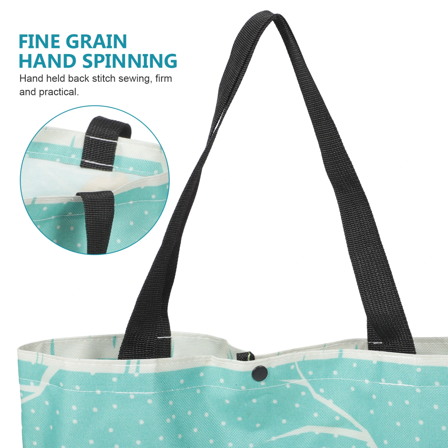 Collapsible Trolley Bag Folding Shopping Bag with Wheel Foldable Shopping Cart Reusable Shopping Bag