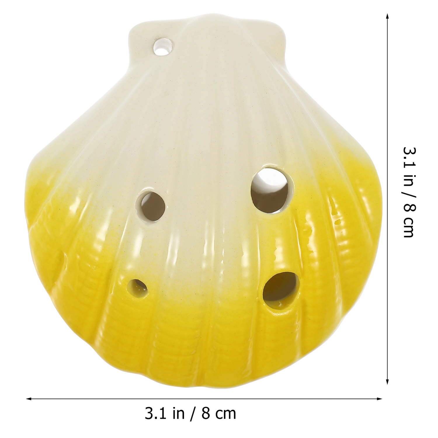 Ceramic 6 Holes Ocarina Cartoon Shell Ocarina Practice Ocarina Musical Instrument