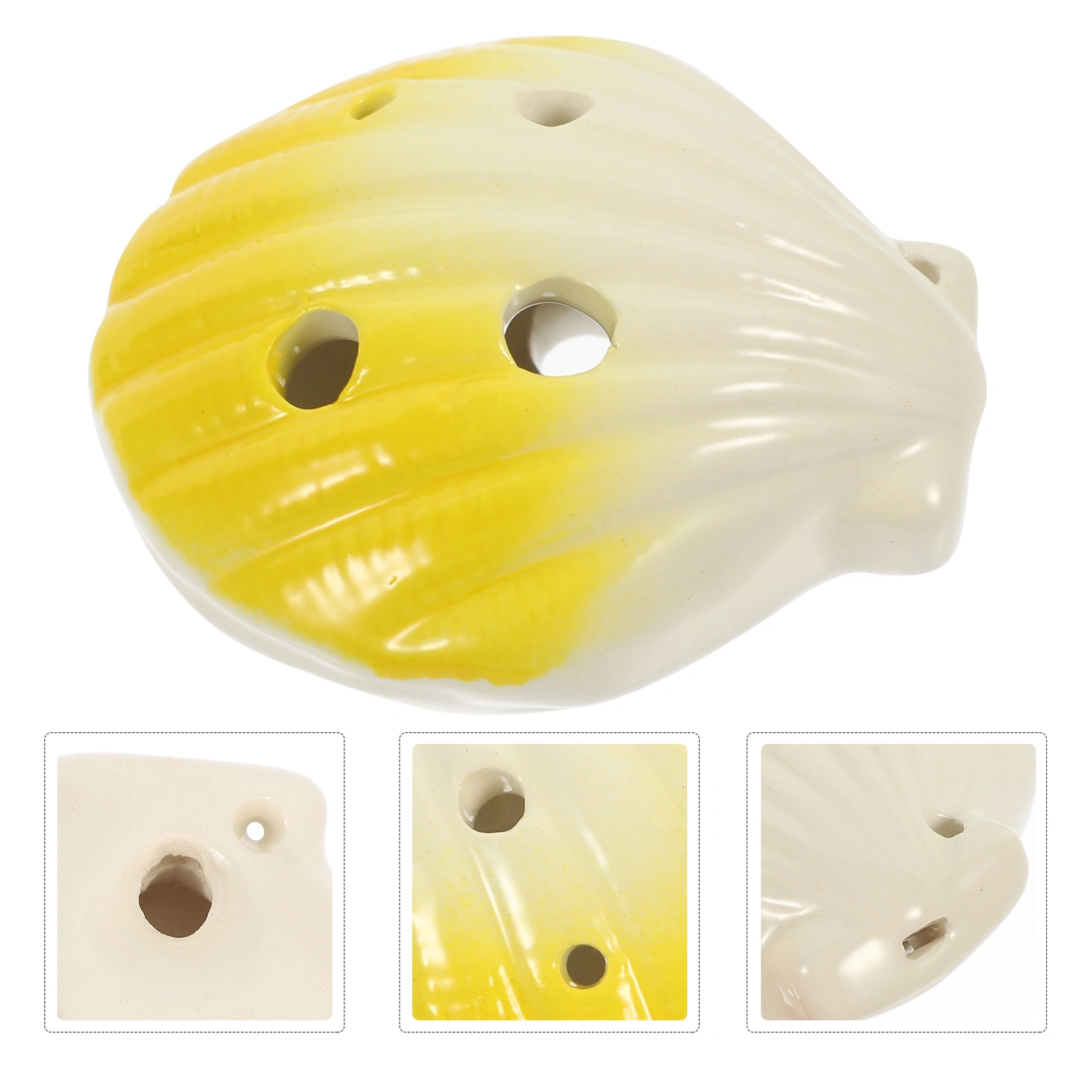 Ceramic 6 Holes Ocarina Cartoon Shell Ocarina Practice Ocarina Musical Instrument