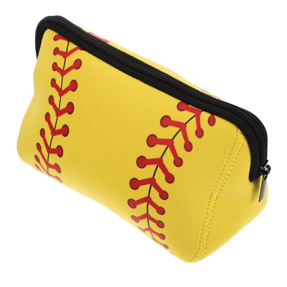 Baseball Makeup Bag Travel Bag Cosmetics Bag Multifunctional Toiletry Bag for Women