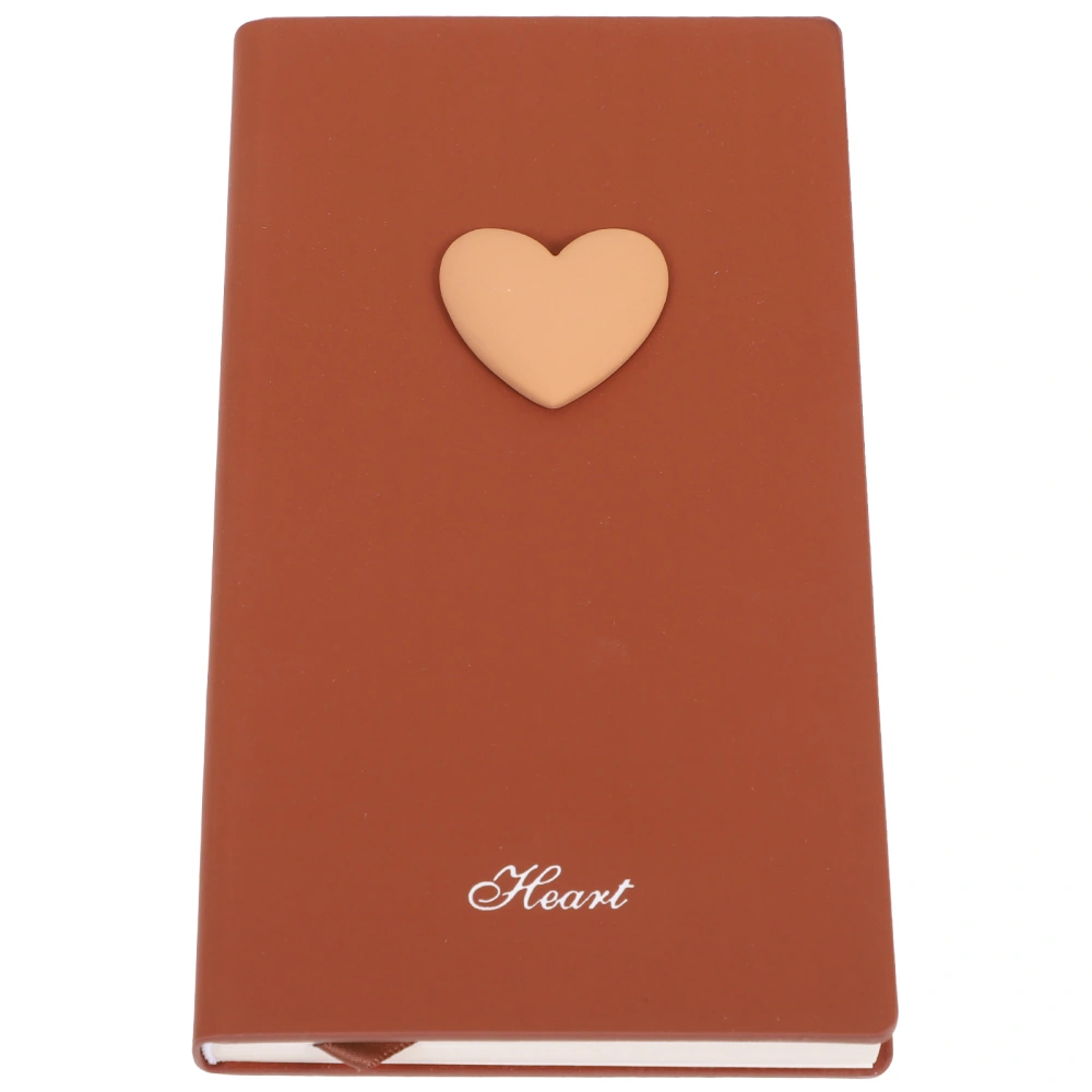 School Planner Heart Design Notebook Planning Handbook Daily Schedule Notebook with Buckle