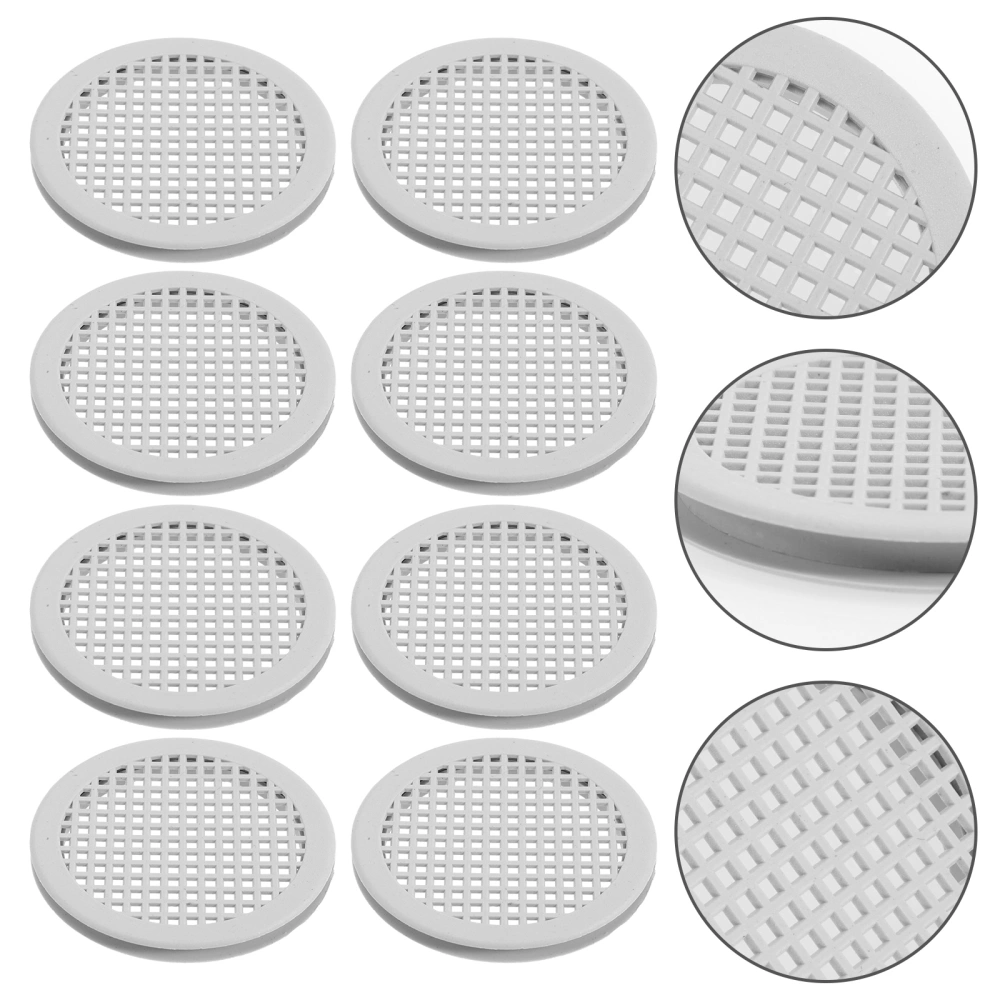 15Pcs Compact Wardrobe Air Vent Hole Plugs Household Ventilation Covers for Shoe Box