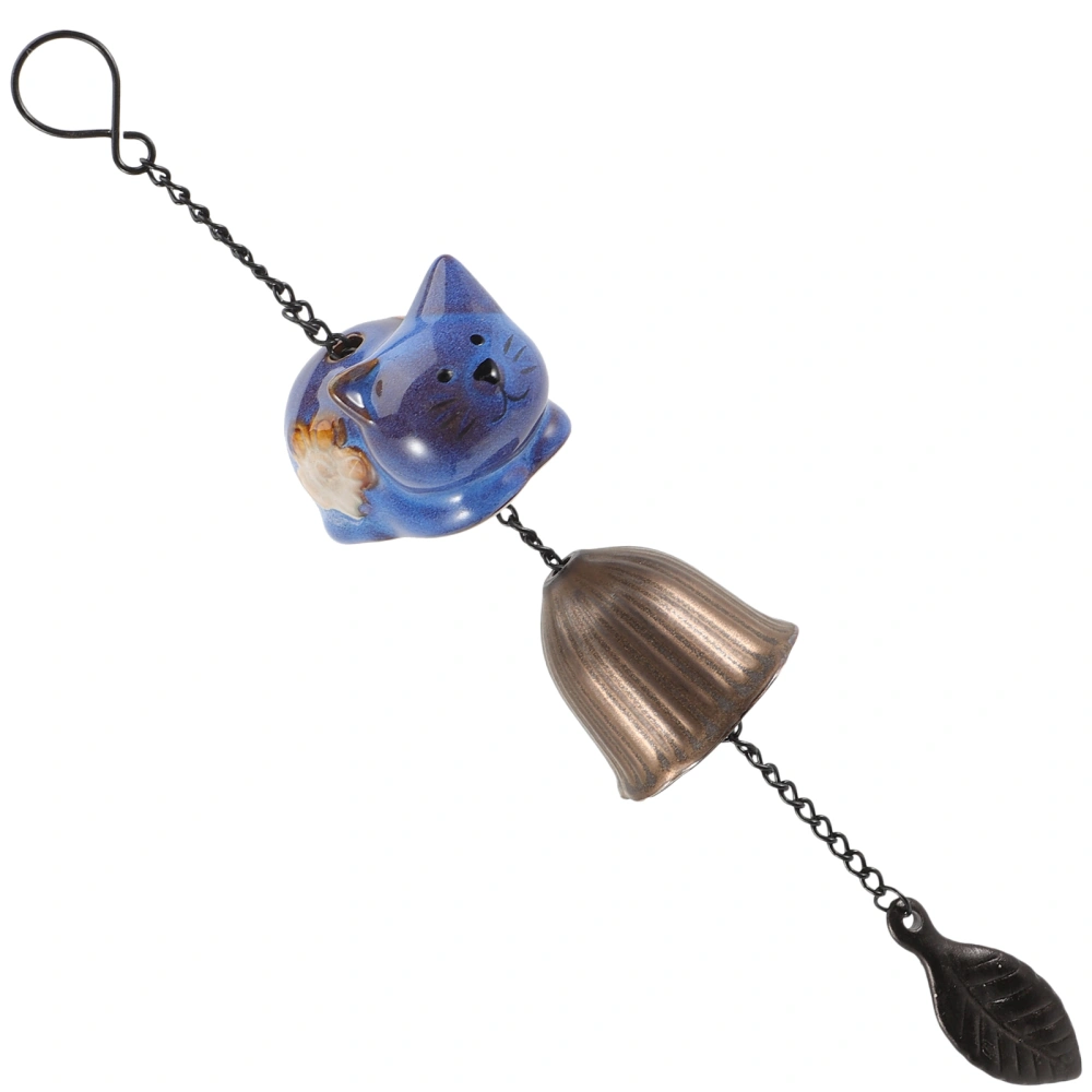 Garden Wind Chime Hanging Bell Creative Kitten Wind Chime Pendant for Backyard