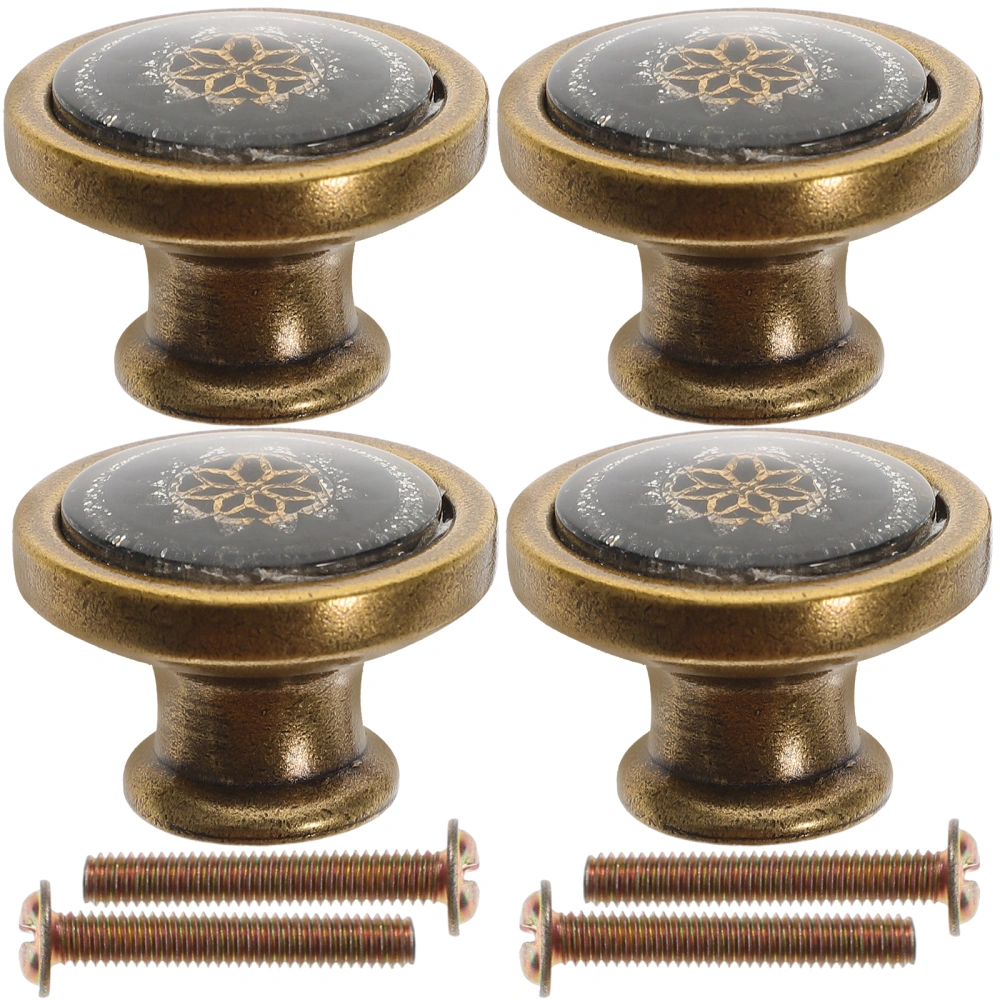 4Pcs Kitchen Cabinet Knobs Drawer Knobs Furniture Knobs Drawer Handles Antique Knob for Cabinet