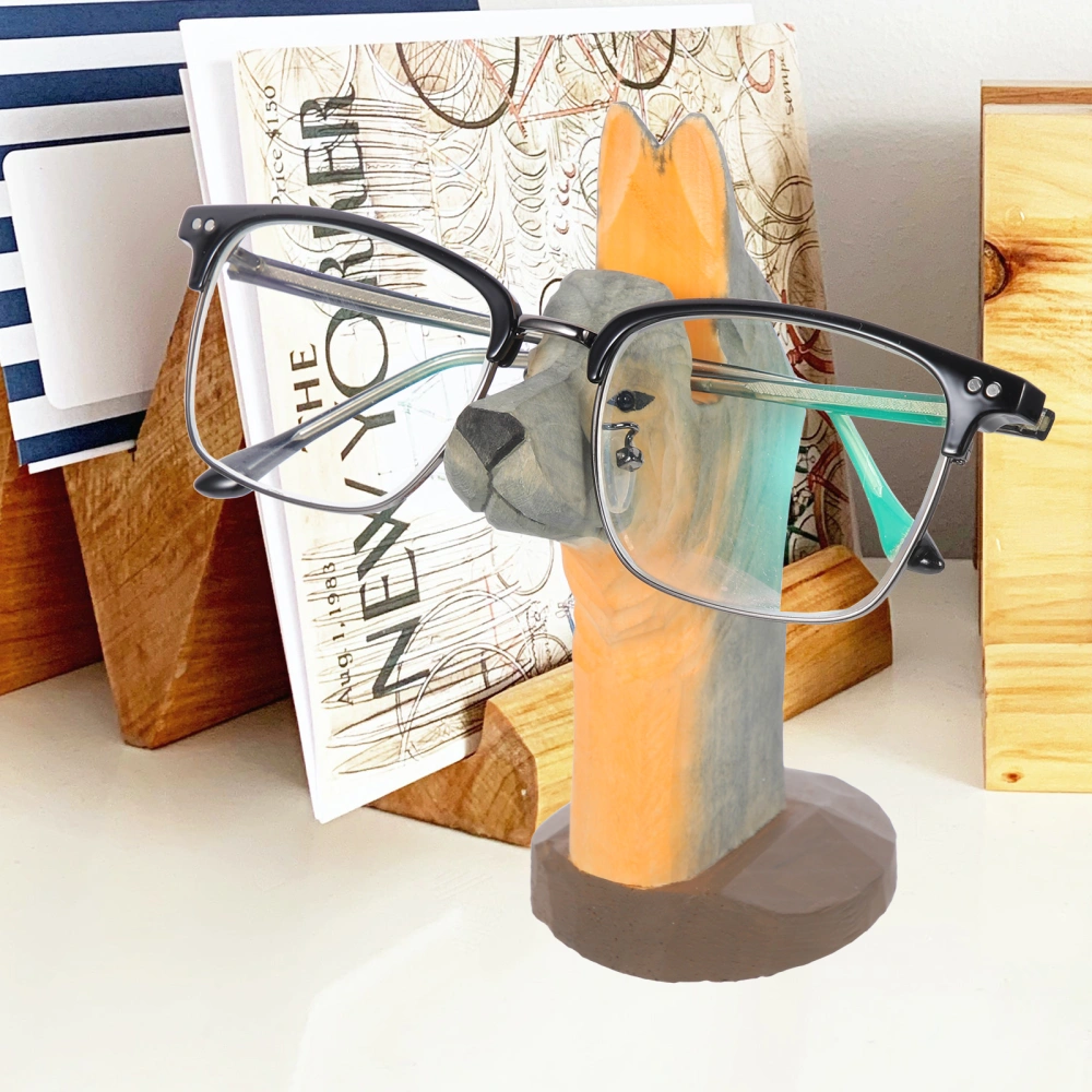 Wood Glasses Holder Animal-shape Glasses Holder Wooden Animals Craft Glasses Storage Rack