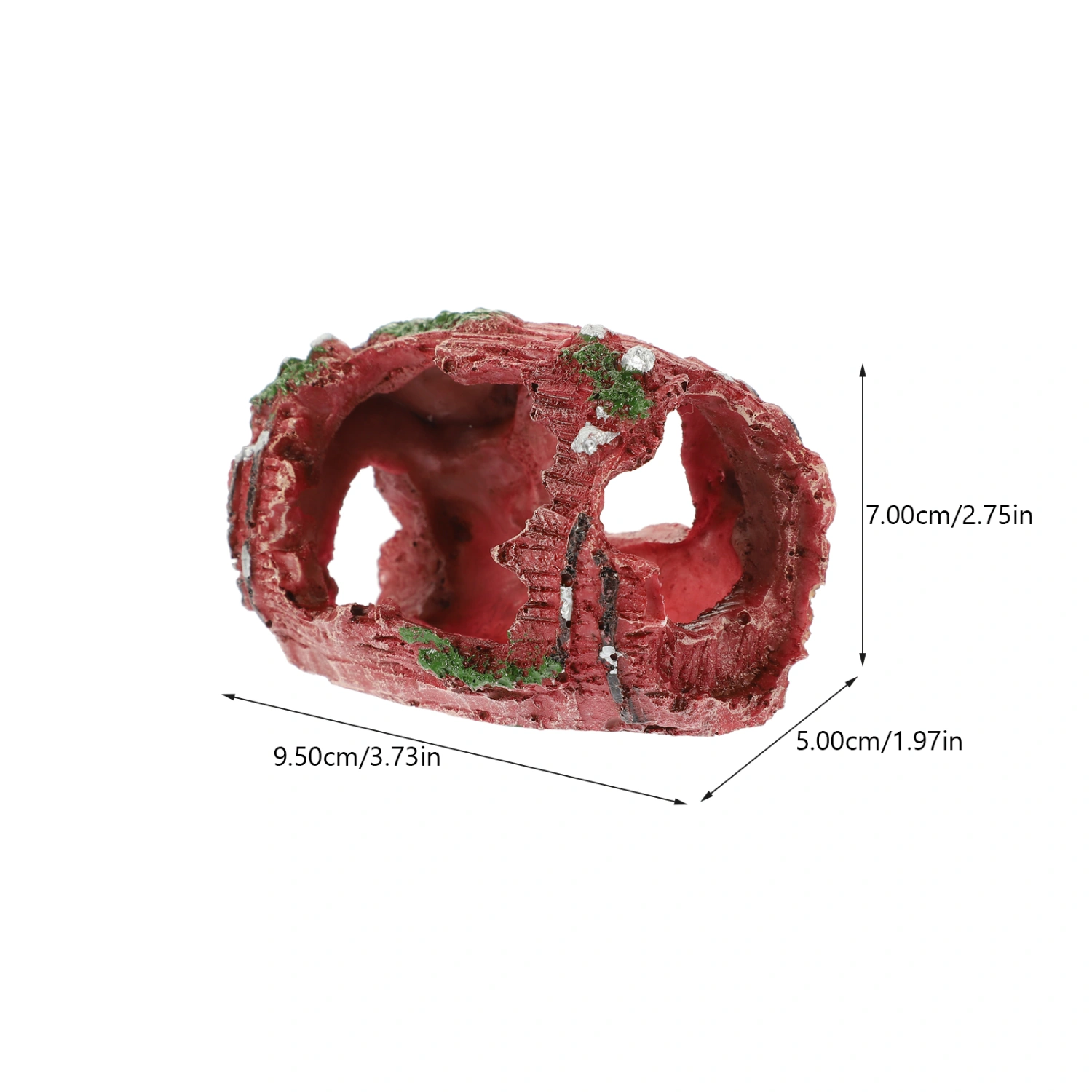Wear-resistant Fish Tank Decors Fish Broken Barrels Exquisite Aquarium Caves Fish Tank Supply