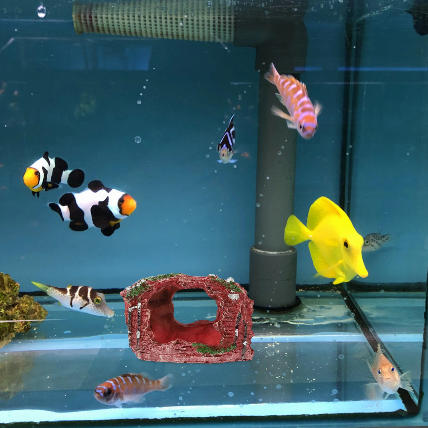 Wear-resistant Fish Tank Decors Fish Broken Barrels Exquisite Aquarium Caves Fish Tank Supply