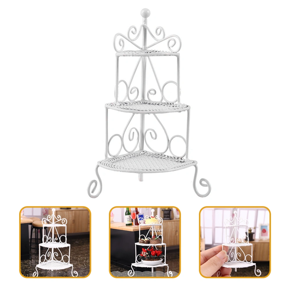 Doll Rack Miniature House Furniture 1:12 Scale Rack Mini House Accessories