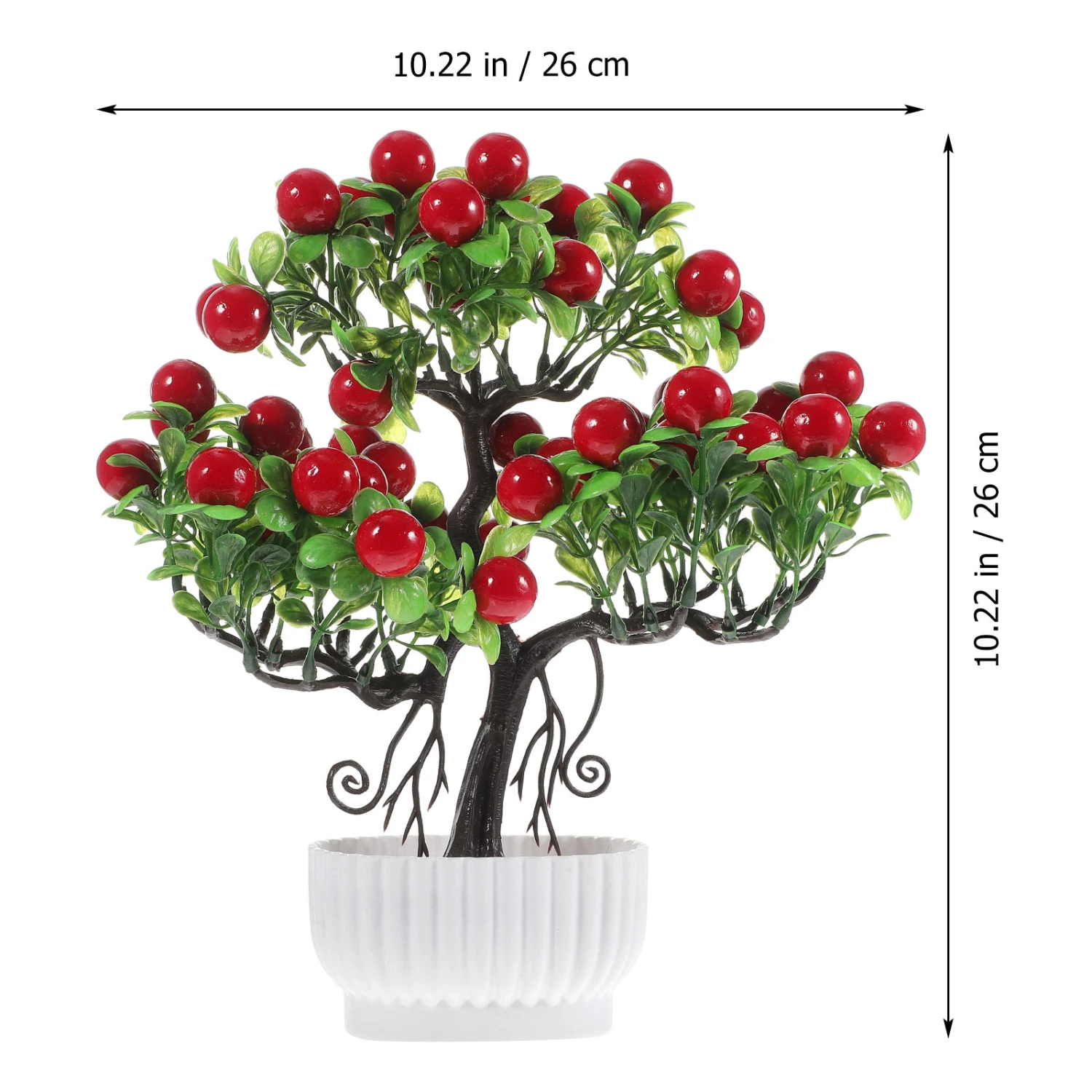 Desktop Fake Potted Plant Household Plant Decor Decorative Artificial Fruit Tree