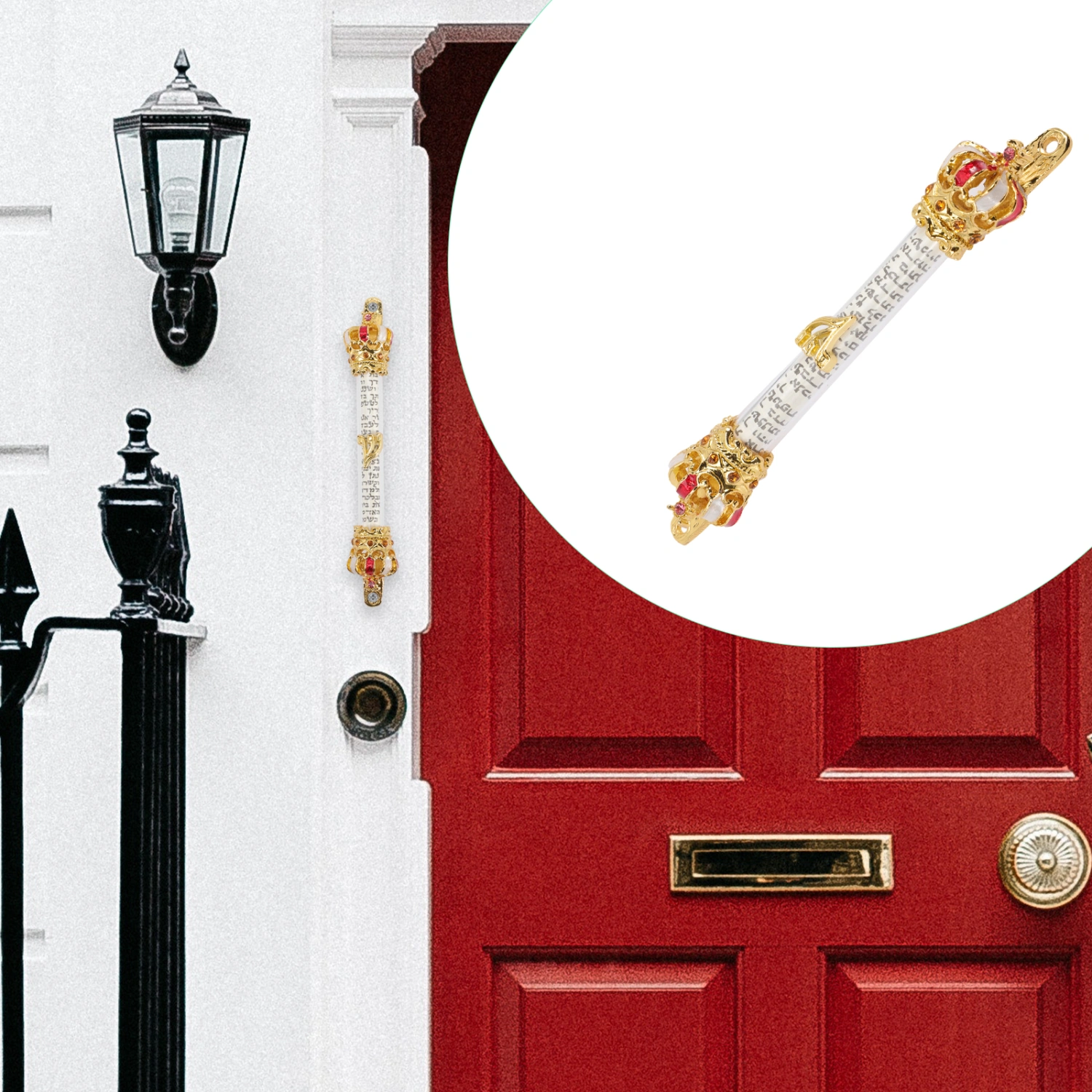 Mezuzah Craft Judaica Door Mezuza Metal Mezuzah Religious Door Mezuzah