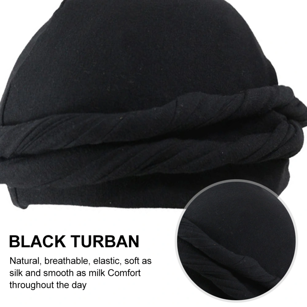 2Pcs Halo Turban Head Wrap Dancing Head Scarf Men Turban for Male Men Head Wrap