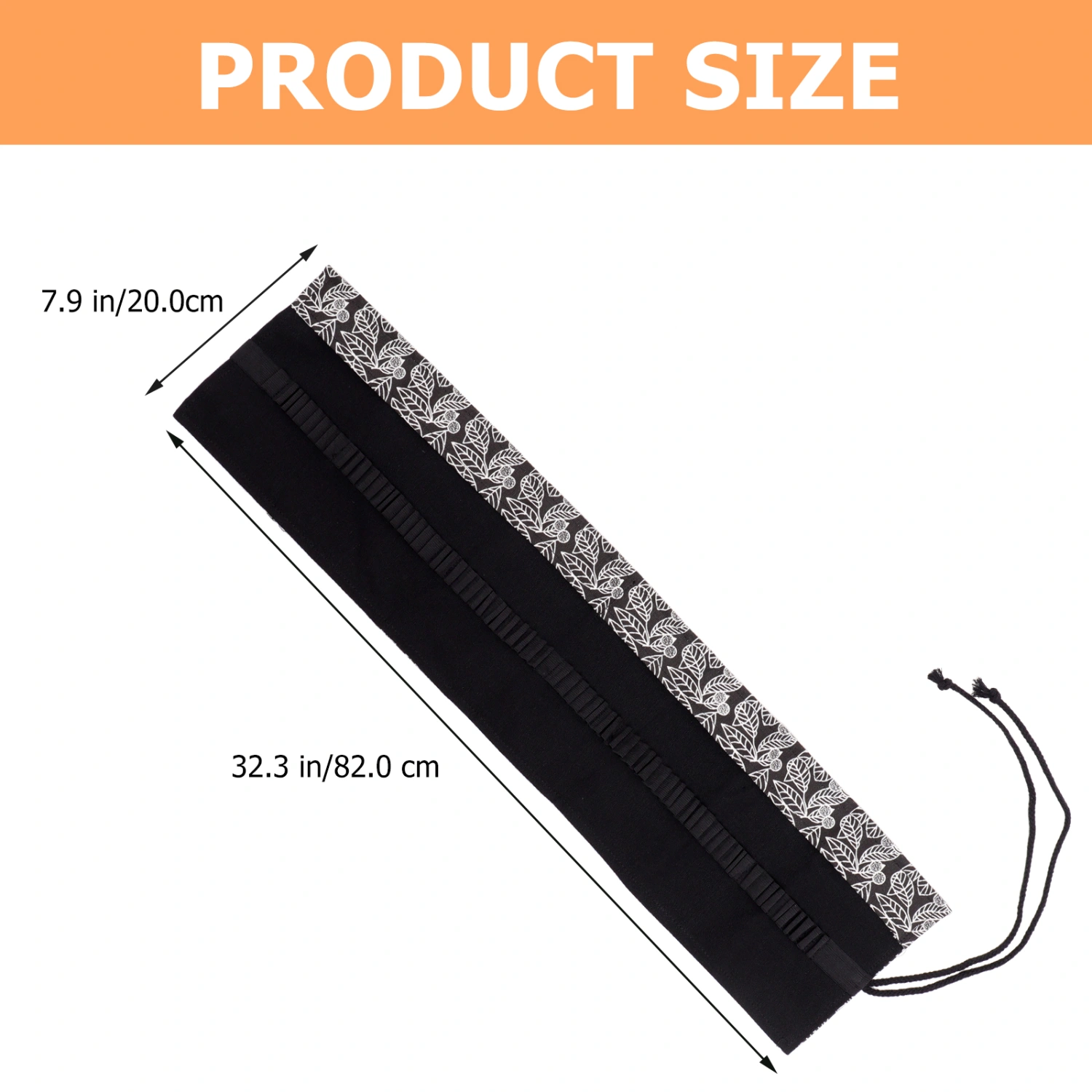 Multiple Slots Pencil Wrap Pencil Roll Up Bag Artist Colored Pencils Roll Up Bag for Sketching