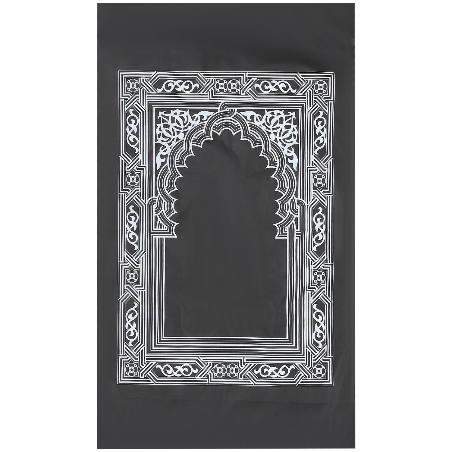 Islamic Prayer Carpet Portable Prayer Mat with Compass Decorative Muslim Prayer Carpet