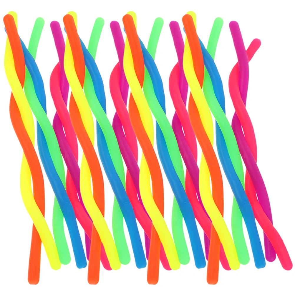 24Pcs Stretchy Strings Toys Sensory Squeeze Toy Kids Party Favor for Boys Girls