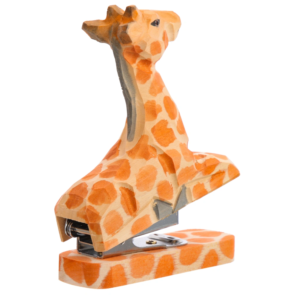 Wood Animal Stapler Funny Stapler Student Stapler Creative Stapler Paper Stapling Tool