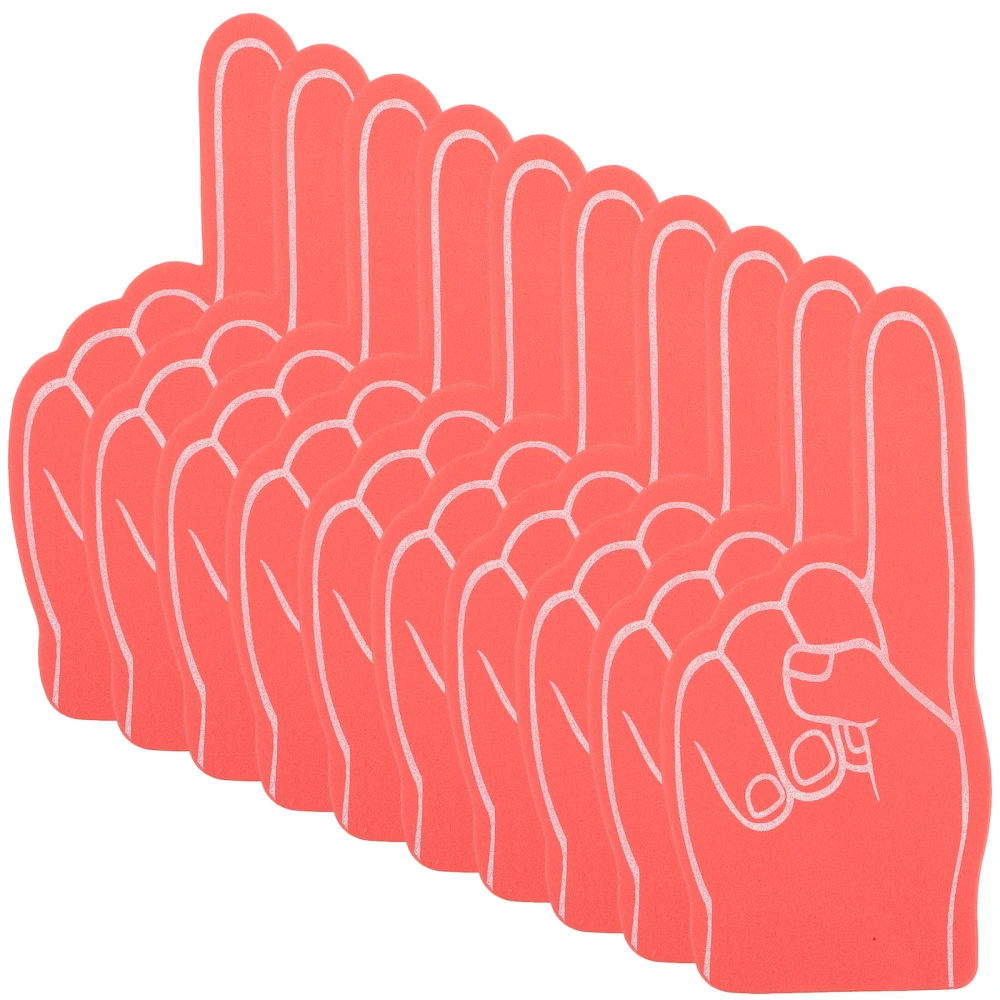 12pcs Cheering Squad Use Prop Cheering Finger Cheer Leading Foams Hand Sports Accessories