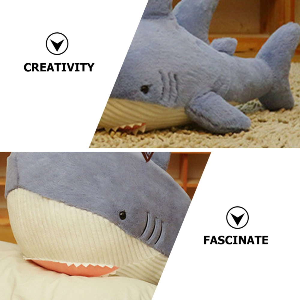 Simulation Plush Shark Stuffed Animal Toy Plush Stuffed Marine Shark Toy Gift For Kids Boys Girls