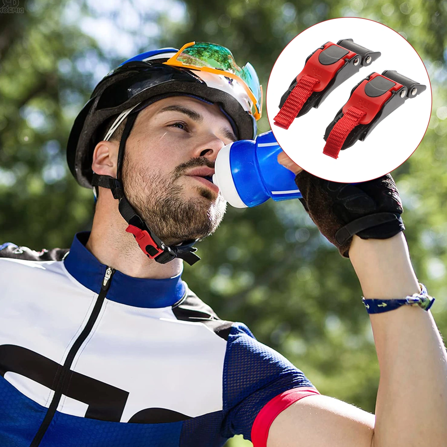 2pcs Motorcycle Helmet Quick Release Buckle Motorcycle Helmet Buckle Motorcycle Accessories