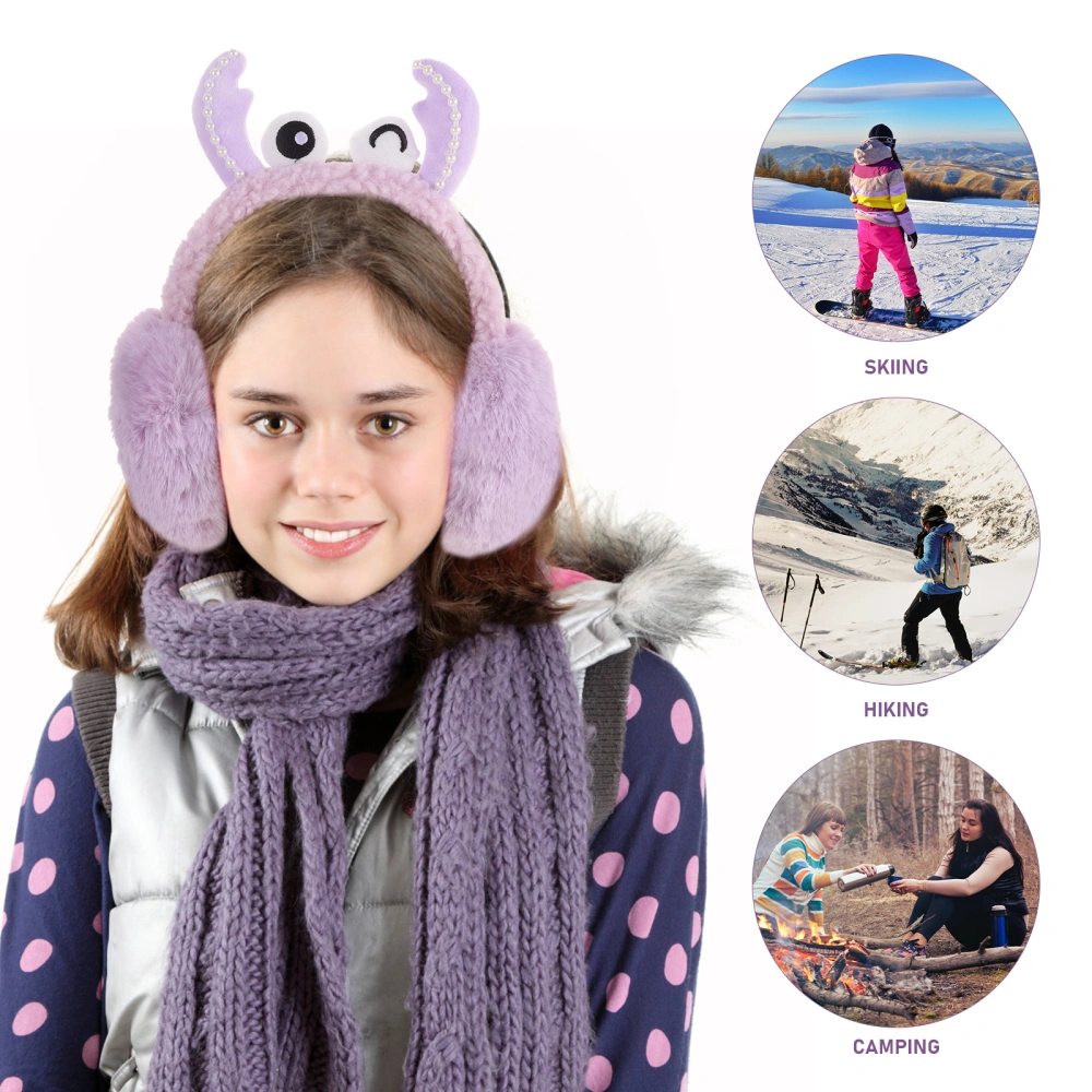 Winter Ear Muff Cartoon Fuzzy Earmuff Warm Ear Cover Plush Ear Cover Outdoor Earmuff