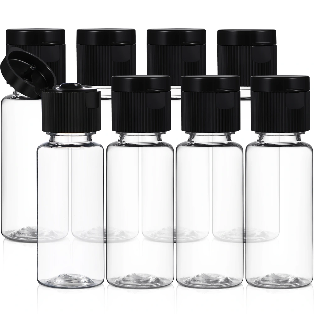 30 Pcs Empty Sample Bottles Containers Small Jars Pots Vials with Lids for Emollient Shower Gel Emulsion