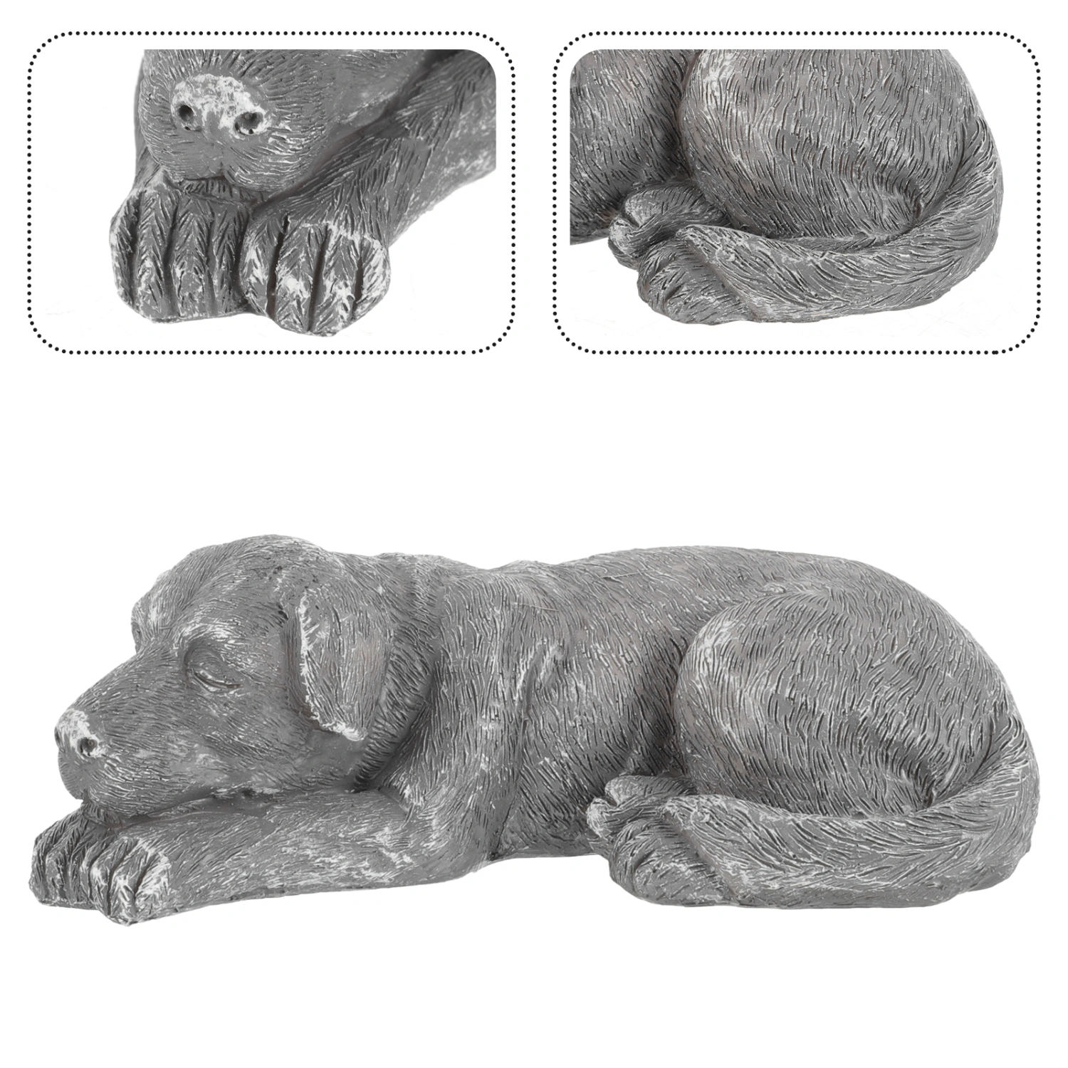 Pet Memorial Statue Resin Statue Home Garden Yard Pet Tombstone Garden Statue