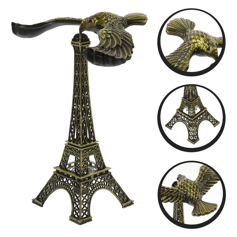 Desktop Decorative Balancing Bird And Eiffel Tower Decoration Alloy Balance Eagle Tower Craft