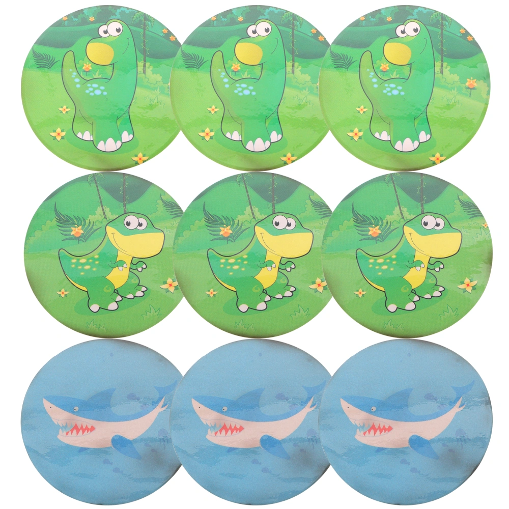 9pcs Baby Potty Training Stickers Cartoon Color Changing Stickers Kids Potty Sticker