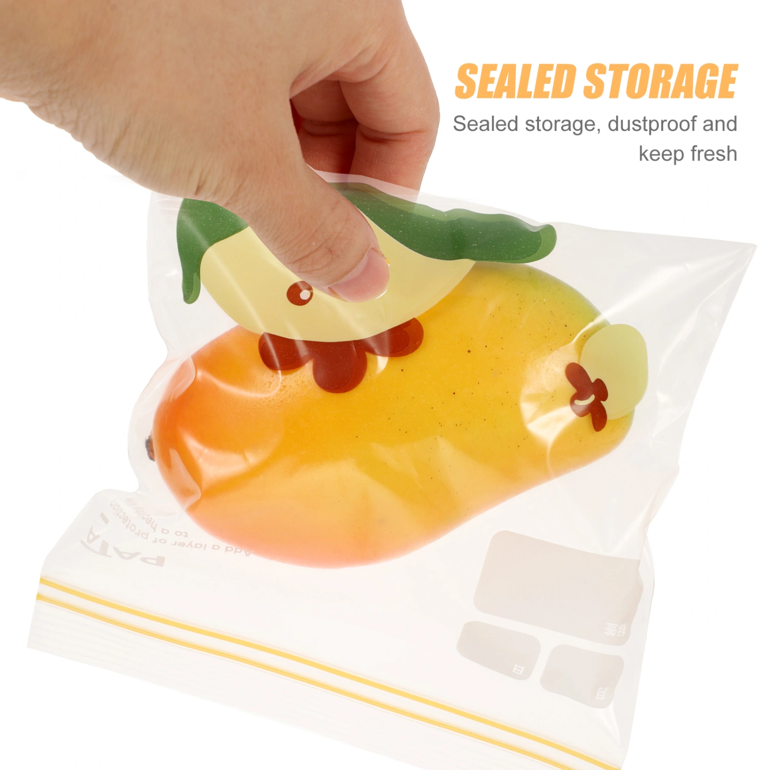30Pcs Refrigerator Food Bags Reusable Freezer Bags Food Storage Bags Fresh Keeping Vegetable Bags