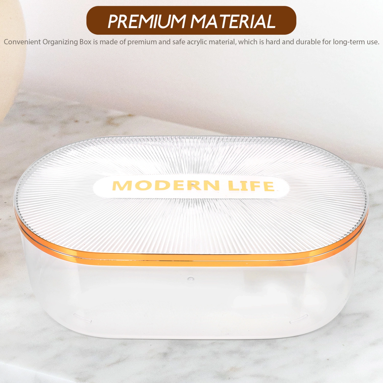 Desktop Simple Storage Box Multi-functional Organizing Box Desktop Small Object Organizer