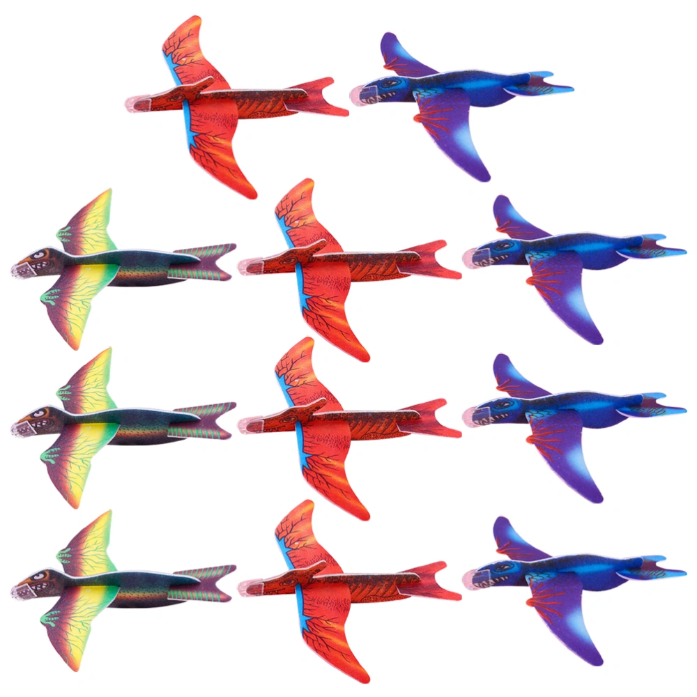 48Pcs Dinosaur Foam Airplane Toy Airplane Toys Dinosaur Flying Airplane Model Foam Airplane Toy