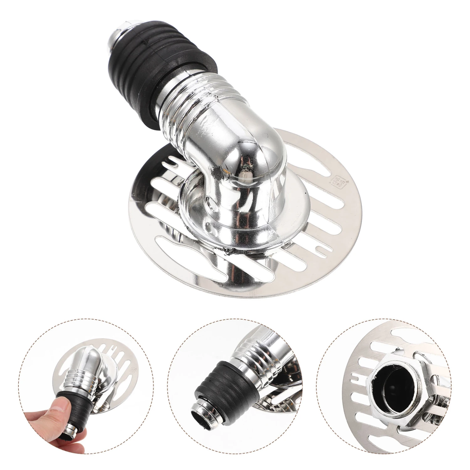 1 Set Washing Machine Floor Drain Pipe Connector Floor Drain Cover Kit Washing Machine Parts