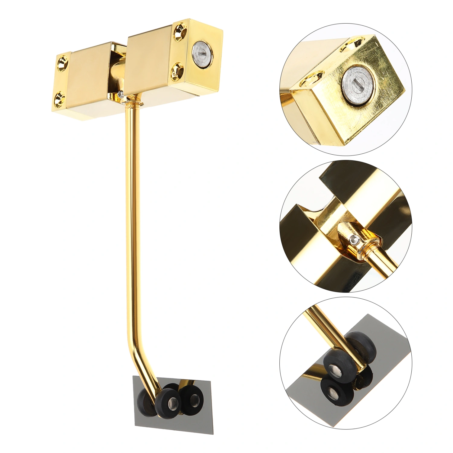 1 Set Door Closer Automatic Door Close Buffer Safety Spring Door Closer for Home Hotel