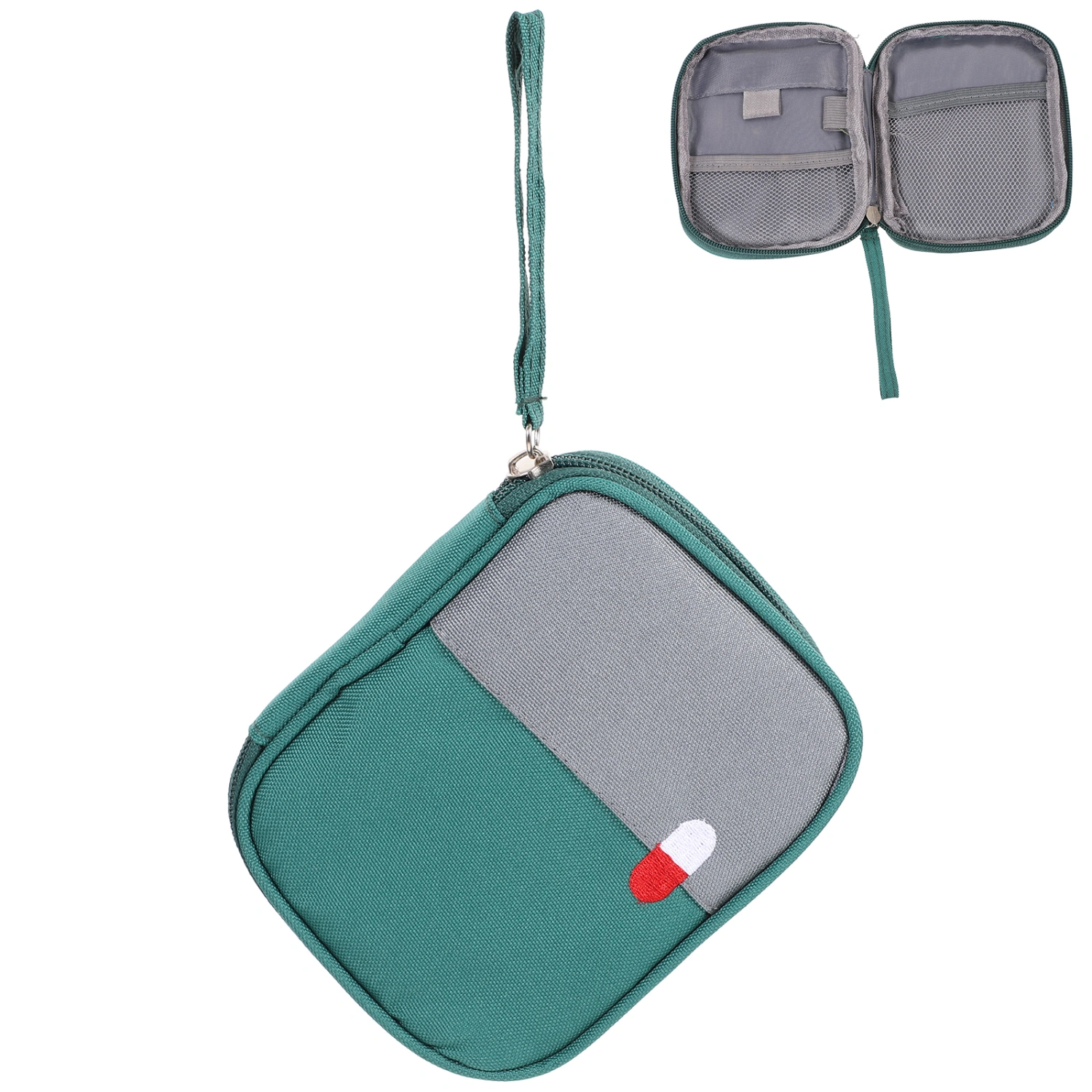 Mini Medicine Storage Bag Travel Mini First Aid Pouch Portable Mini First Aid Kit Storage Bag