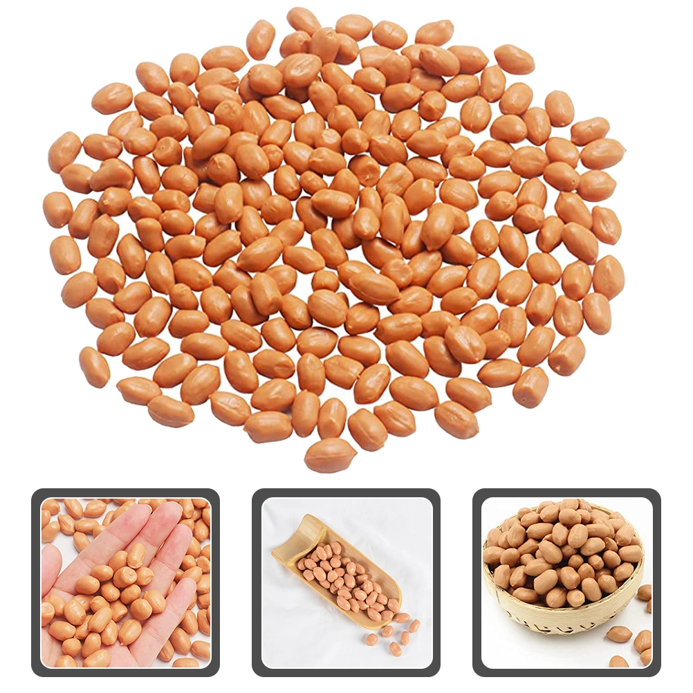 1 Bag Artificial Groundnut Kernels Fake Peanut Kernels Dried Fruits Photo Props
