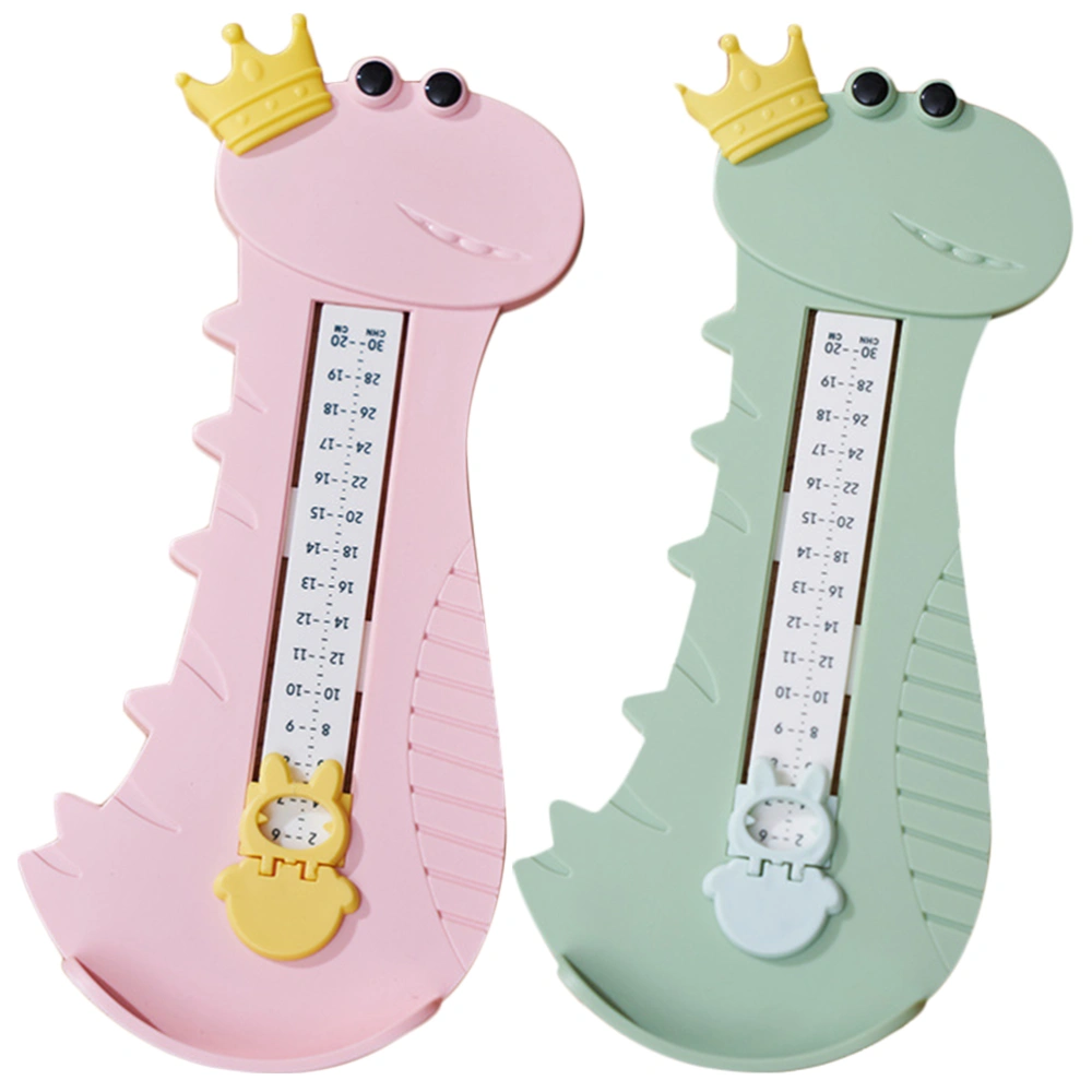 2pcs Kids Foot Measurement Device Toddler Shoes Size Measurer Foot Measure Tool