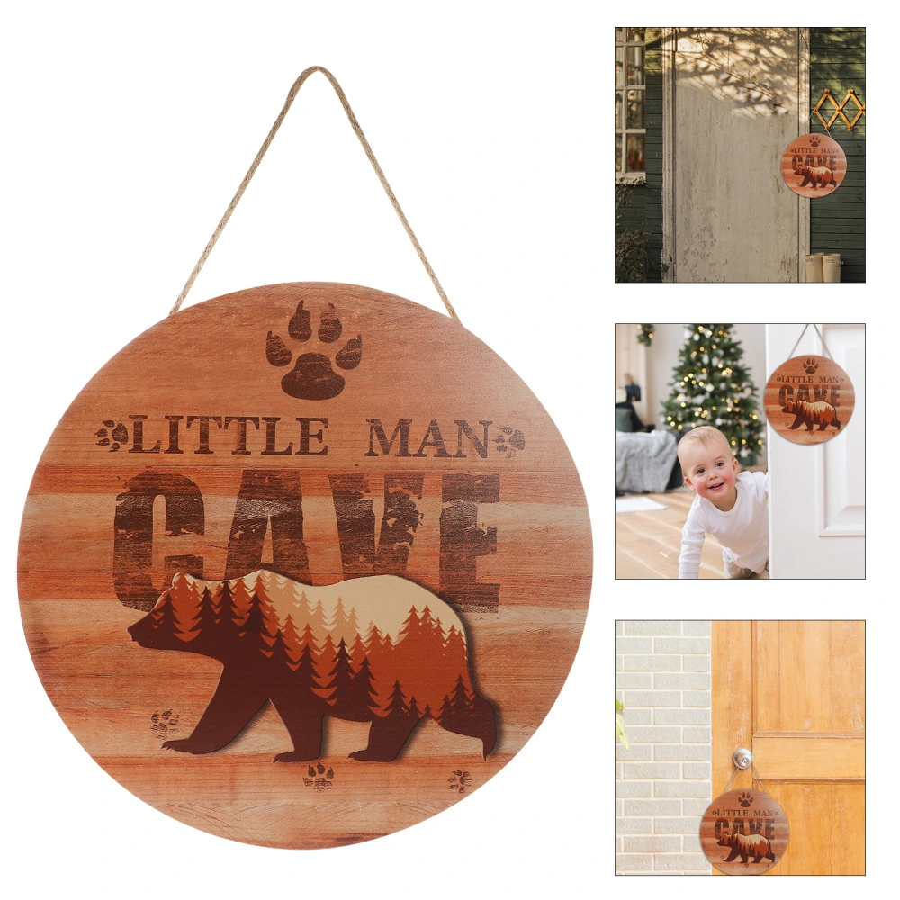 Creative Hanging Pendant Home Door Sign Children Bedroom Wooden Ornaments